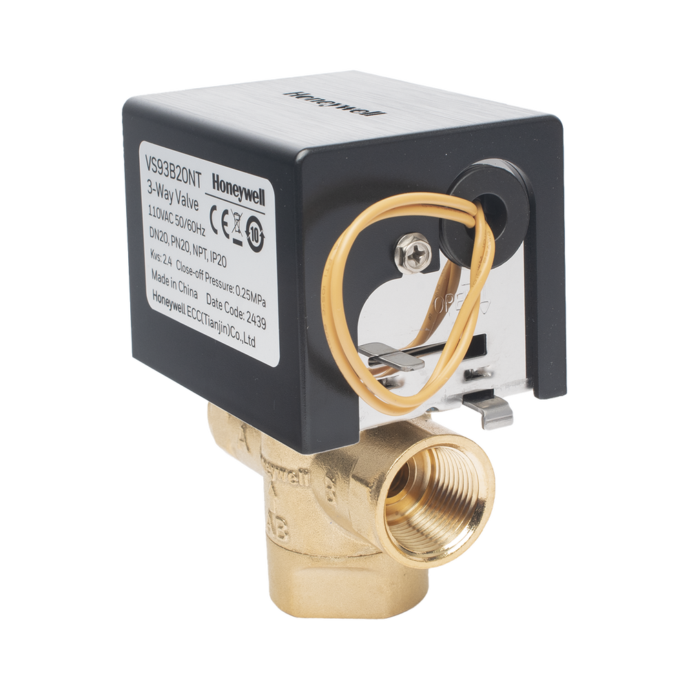 Válvula 1/2" de control eléctrica VS9 para fan coil: DN20: PN20: 3 vías: 110 V CA: conexión NPT - Image 3