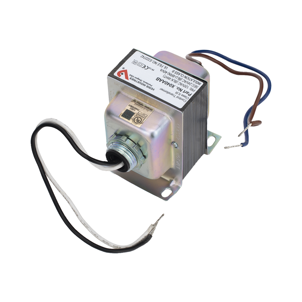 Transformador de corriente 120/240/277/480 VAC a 24 VAC, con fusible. 40VA - Image 3