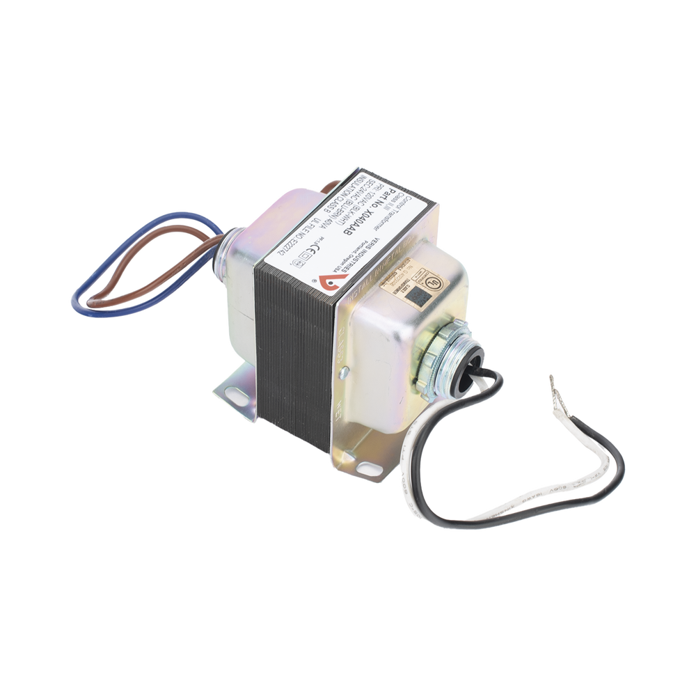 Transformador de corriente  120/240/277/480 VAC a 24 VAC, con fusible. 40VA