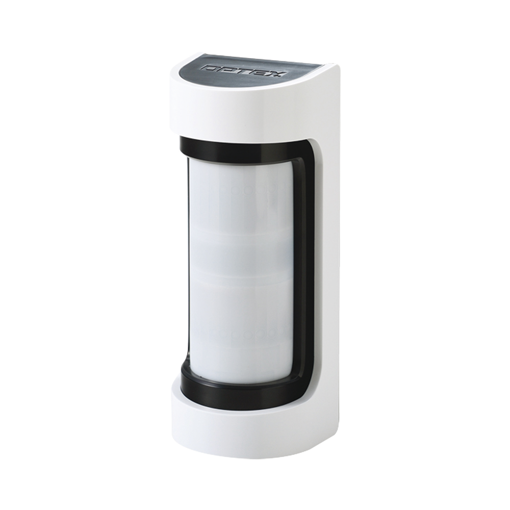 Sensor de Movimiento / 12 Metros de Detección / 100% Exterior / Serie Shield de Optex / Diseño Estético y Formal / Inalambrico (Alimentacion)