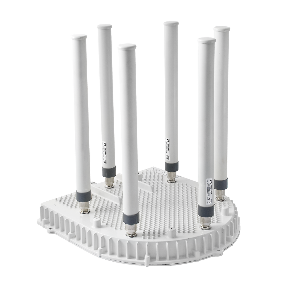 Estación Base Omnidireccional, 5725-5850 MHz, 54 Mbps, Potencia EIRP 42 dBm (16 W), 802.11a.