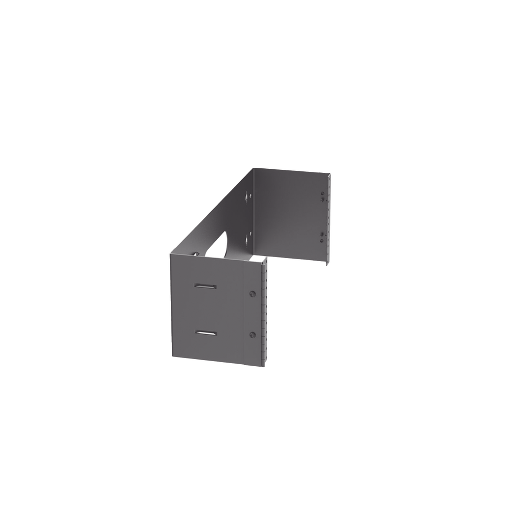 Rack Abierto de Instalación en Pared con Bisagras, Profundidad de 159 mm, 19 in de Ancho, 4 UR, Color Negro - Image 4