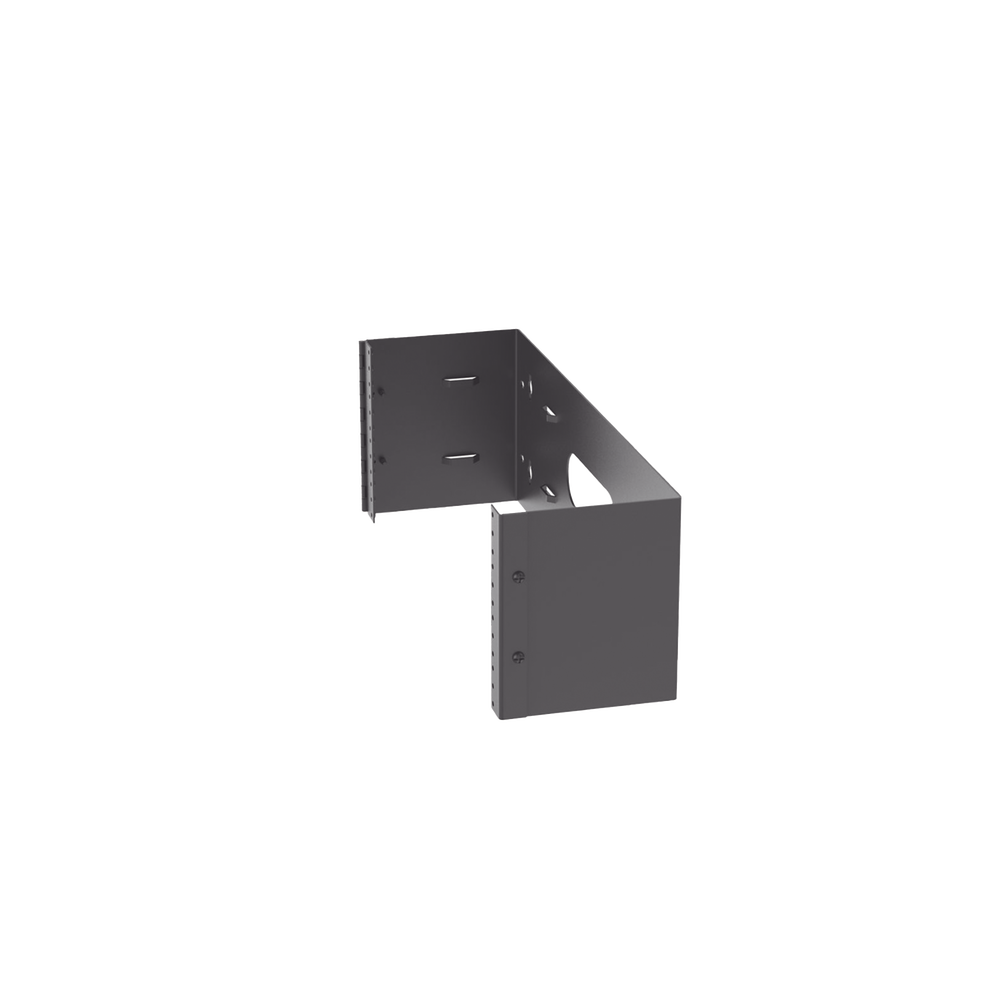 Rack Abierto de Instalación en Pared con Bisagras, Profundidad de 159 mm, 19 in de Ancho, 4 UR, Color Negro - Image 3