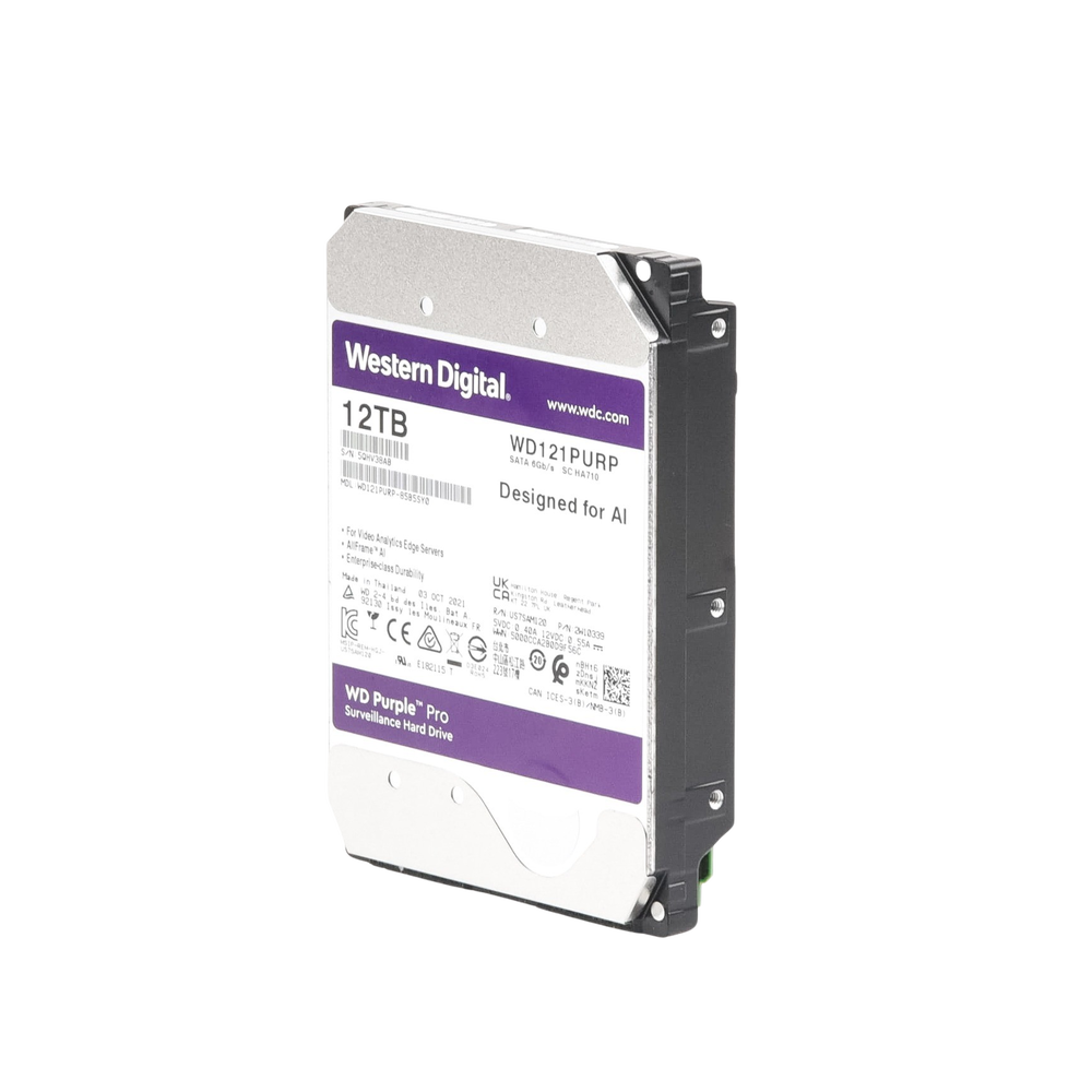 Disco duro WD de 12TB / 7200RPM / Optimizado para soluciones de video inteligente - Image 2