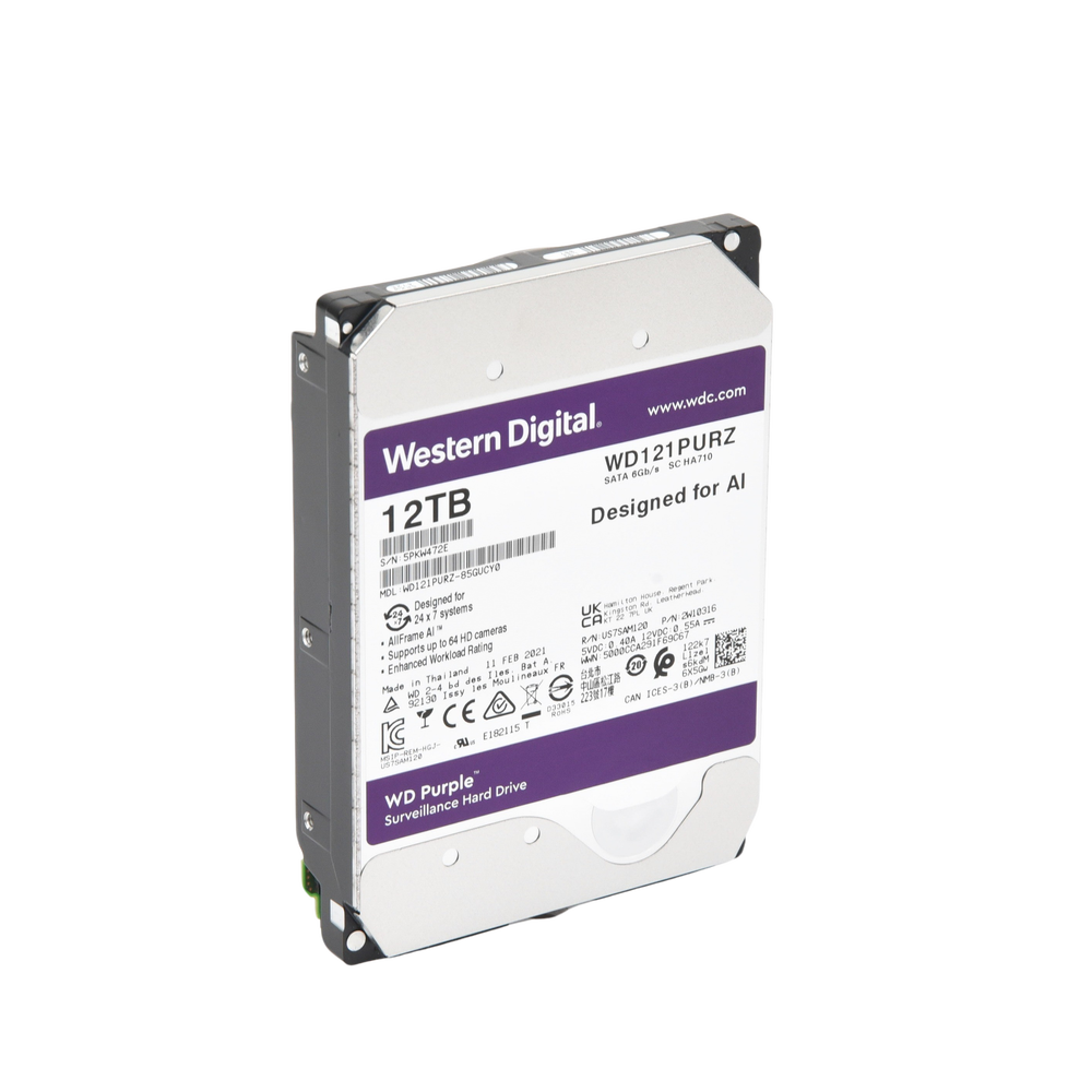 Disco duro WD de 12TB / 7200RPM / Optimizado para Videovigilancia - Image 2