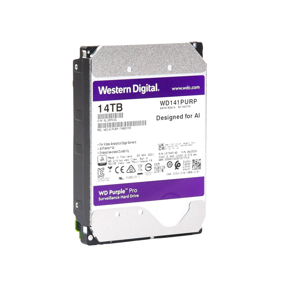 Disco duro WD de 14TB / 7200RPM / Optimizado para soluciones de video inteligente - Image 2