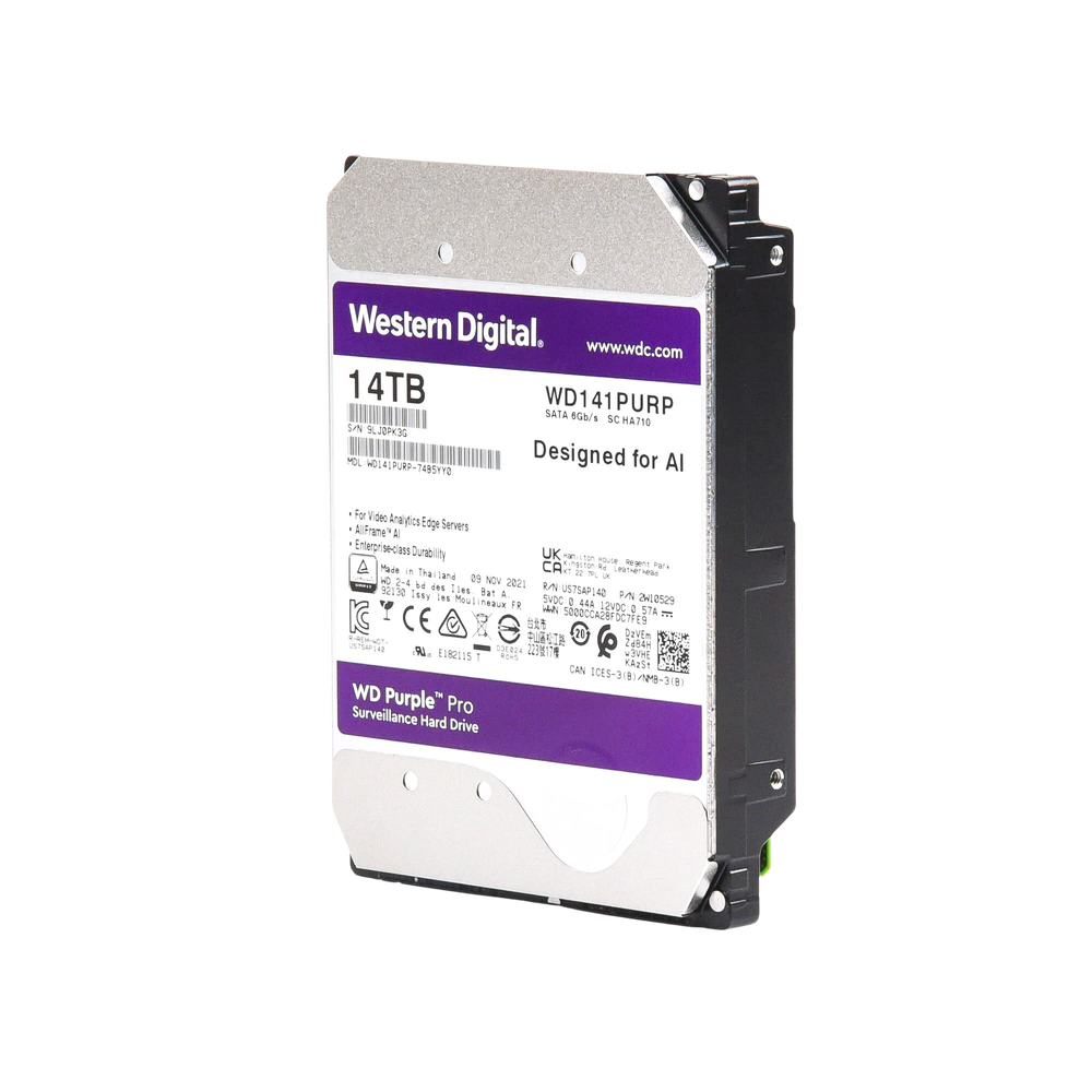 Disco duro WD de 14TB / 7200RPM / Optimizado para soluciones de video inteligente - Image 3