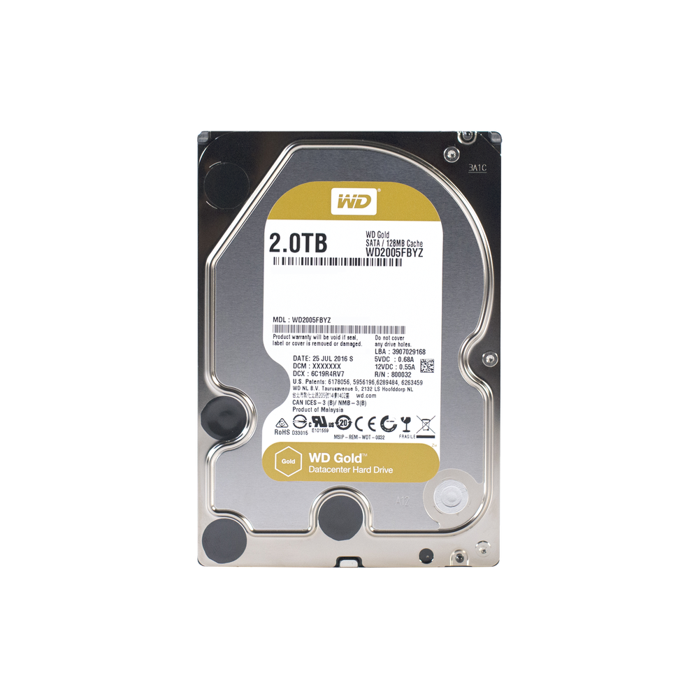 Disco Duro Gold de 2TB / Clase Enterprise / 5 AÑOS DE GARANTÍA