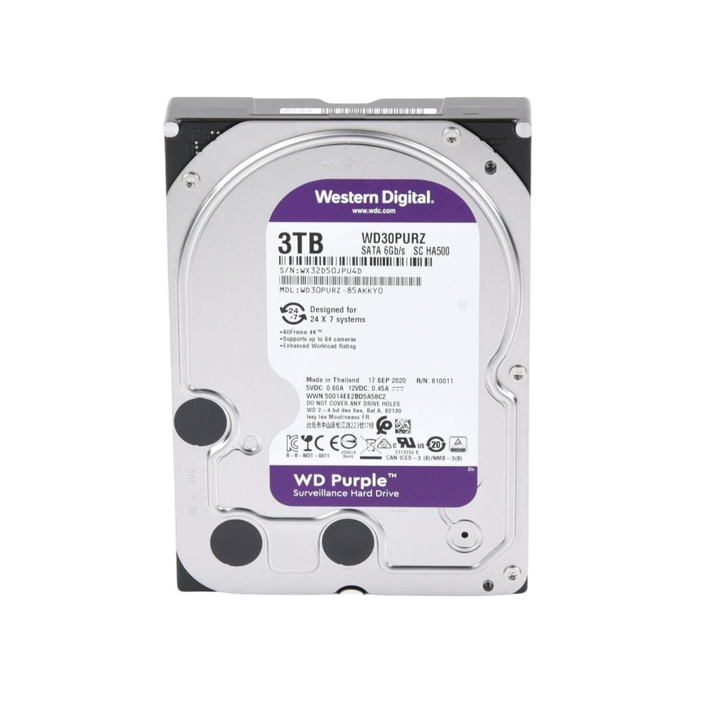 Disco Duro PURPLE de 3TB / 3 AÑOS DE GARANTÍA / Para Videovigilancia - Image 3
