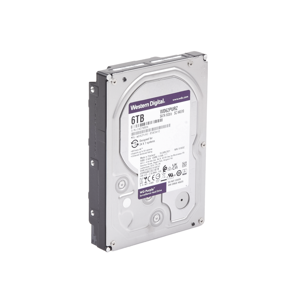 Disco Duro PURPLE de 6TB / 3 AÑOS DE GARANTÍA / Para Videovigilancia - Image 5