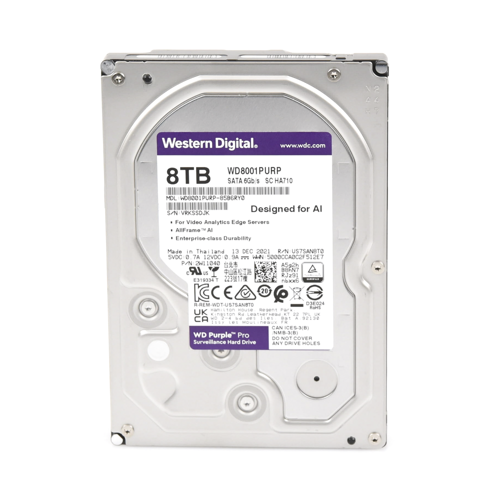 Disco duro WD de 8TB / 7200RPM / Optimizado para soluciones de video inteligente - Image 2