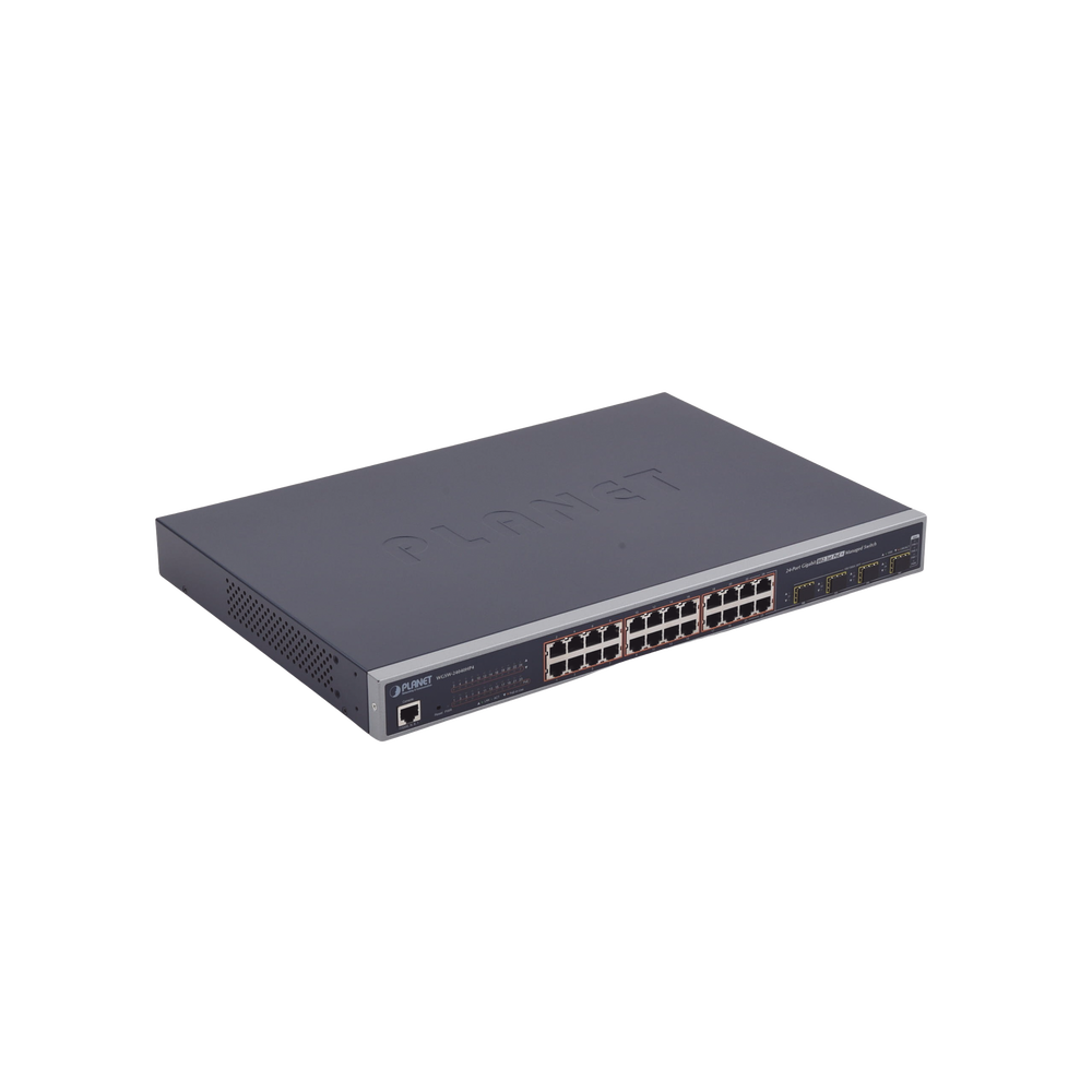 Switch Administrable L2+ de 24 puertos 10/100/1000T PoE+ con 4 puertos combo TP/SFP Gigabit - Image 4