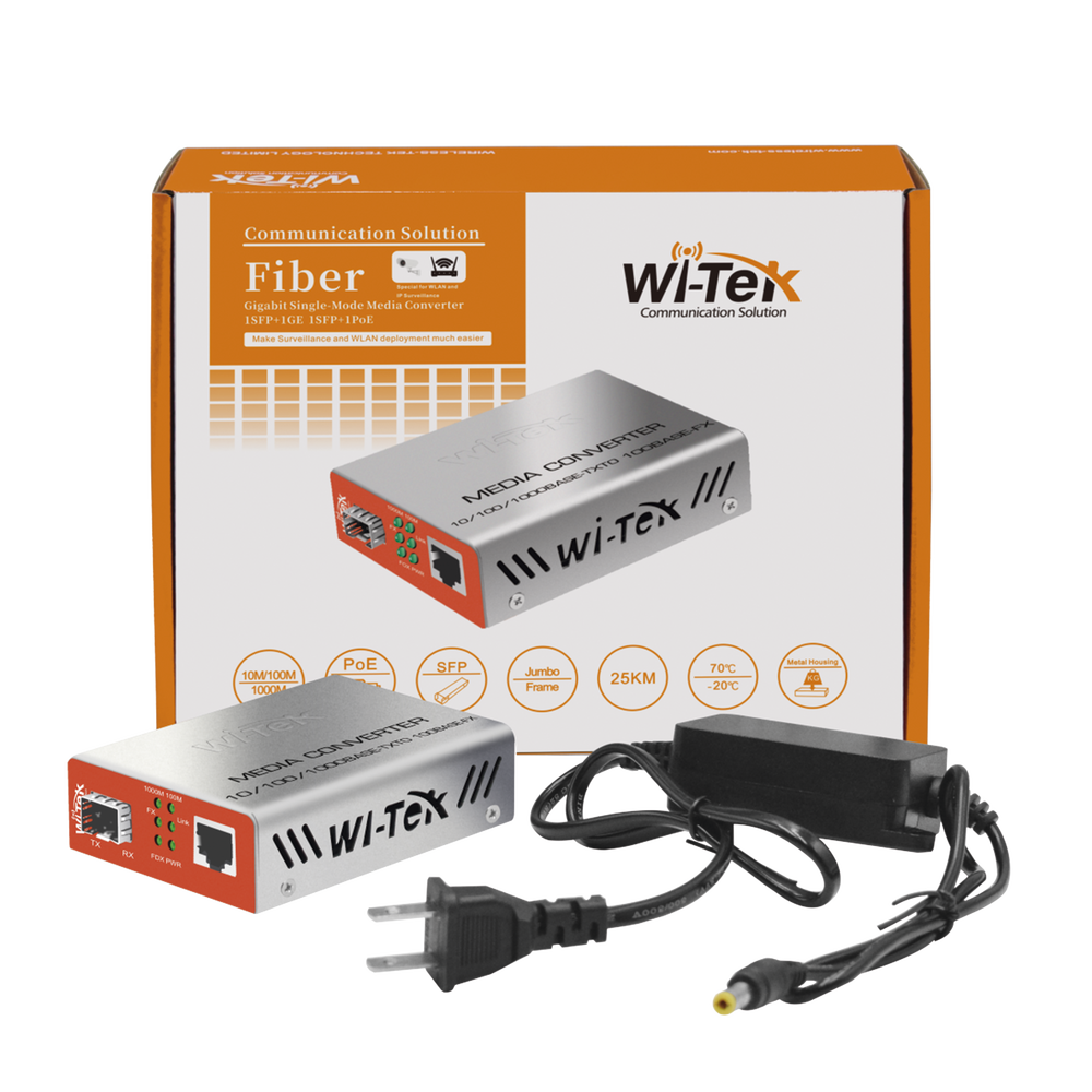 Convertidor de Medios RJ45 100/1000 Mbps + SFP 1000 Mbps - Image 3