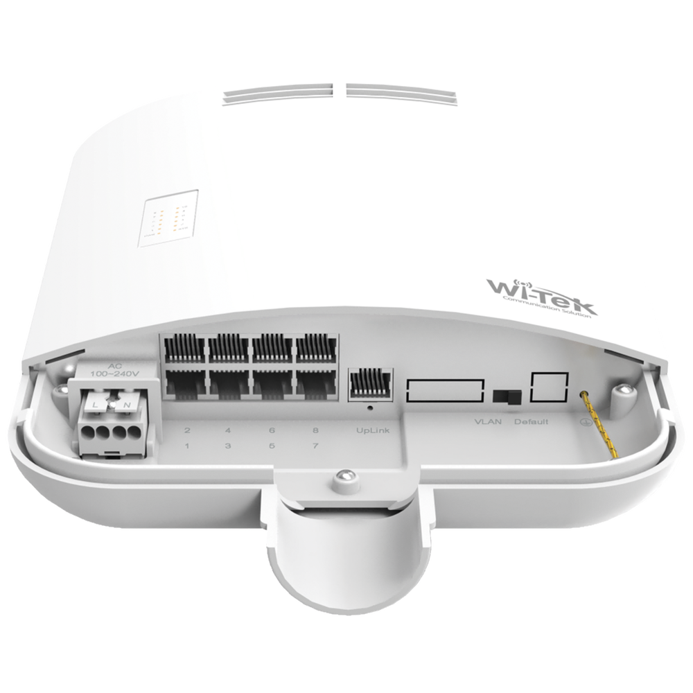 Switch CCTV PoE para exterior / No administrable / Con 8 puertos 10/100 Mbsp PoE af/at / 1 Puertos Uplink 10/100 MBPS / Presupuesto 120 W / Ideal para Aplicaciones de Videovigilancia - Image 2