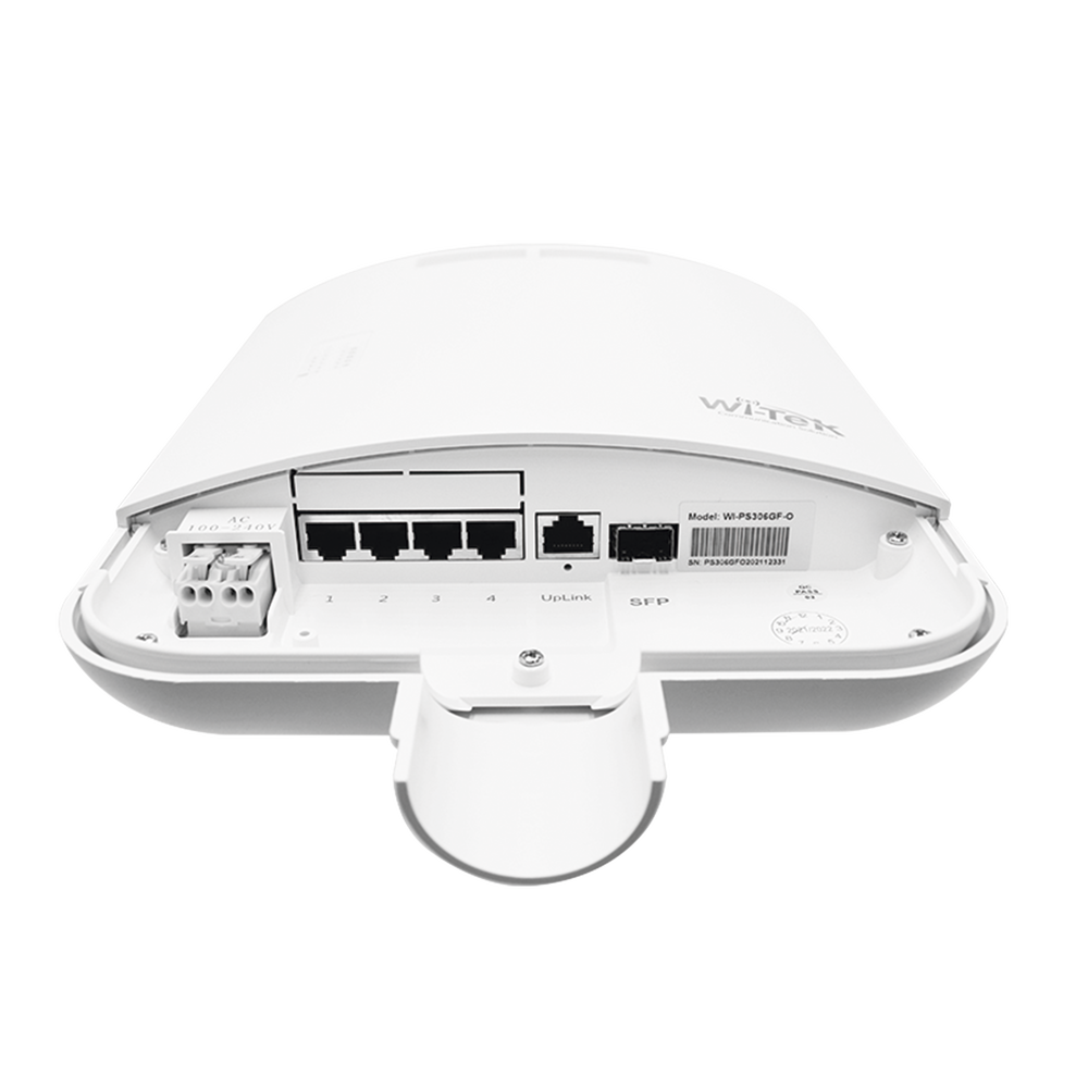 Switch CCTV PoE para exterior / No administrable / Con 4 puertos Gigabit PoE af/at + 1 Puertos Uplink Gigabit + 1 x SFP Gigabit / Presupuesto 65 W / Ideal para Aplicaciones de Videovigilancia - Image 3