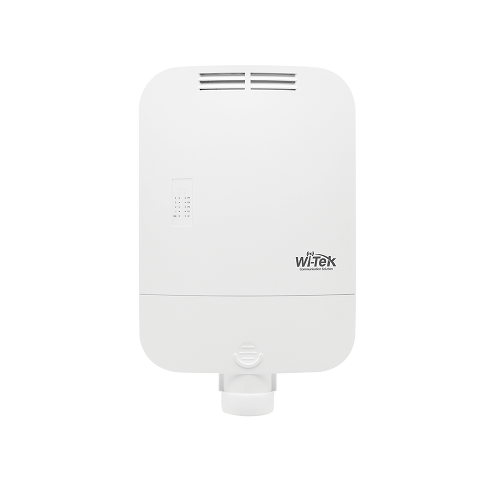 Switch CCTV PoE para exterior / No administrable / Con 4 puertos Gigabit PoE af/at + 1 Puertos Uplink Gigabit + 1 x SFP Gigabit / Presupuesto 65 W / Ideal para Aplicaciones de Videovigilancia