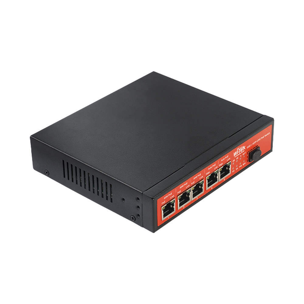 Controlador Solar de 5A con Switch PoE / 1 Puertos Gigabit PoE 802.3 bt / 2puertos PoE 802.3 af/at con 2 Puertos PoE Pasivo 24 Vcc / 1 Puerto SFP / No administrable - Image 3