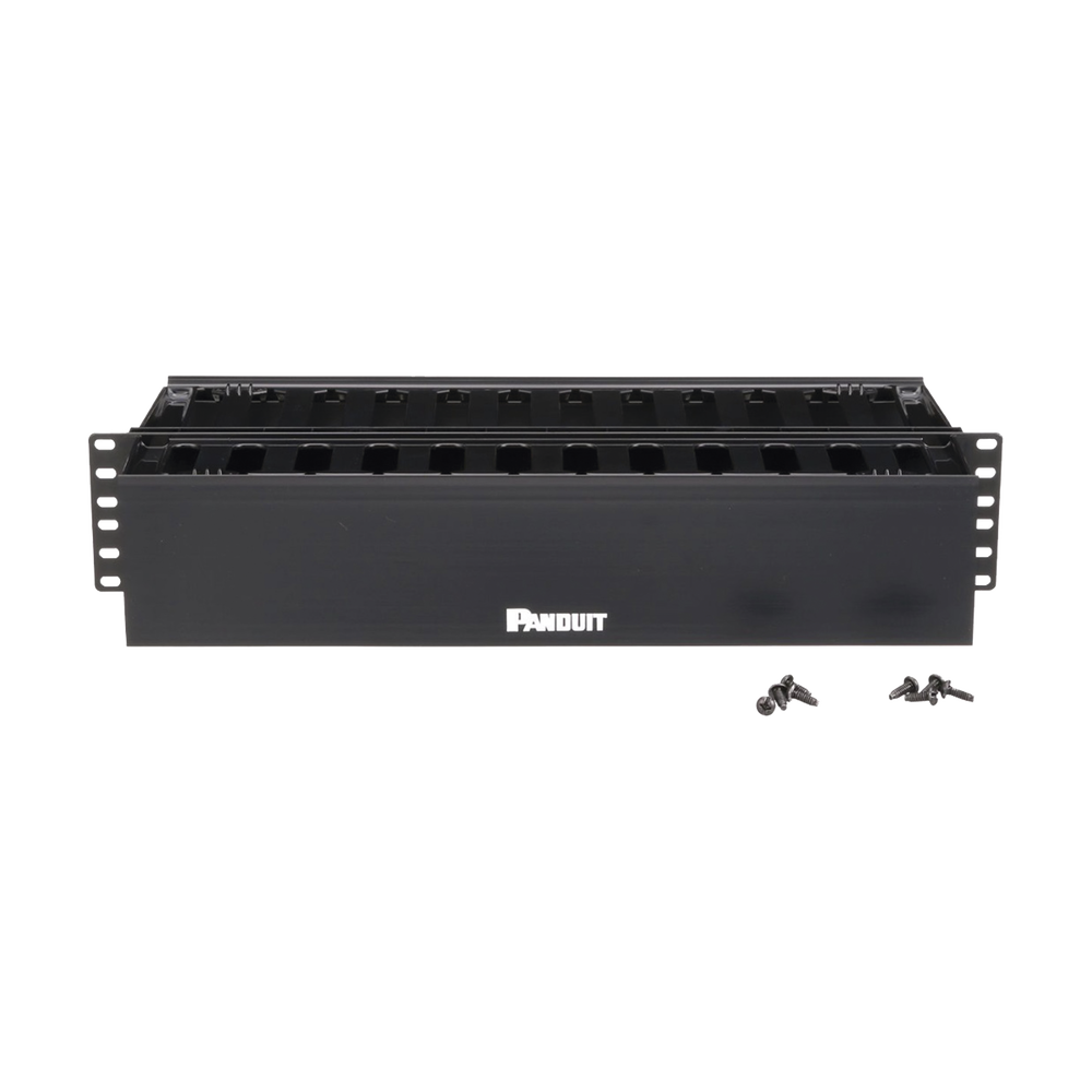 Organizador de Cables Horizontal PatchLink, Doble (Frontal y Posterior), Para Rack de 19in, 2UR - Image 2