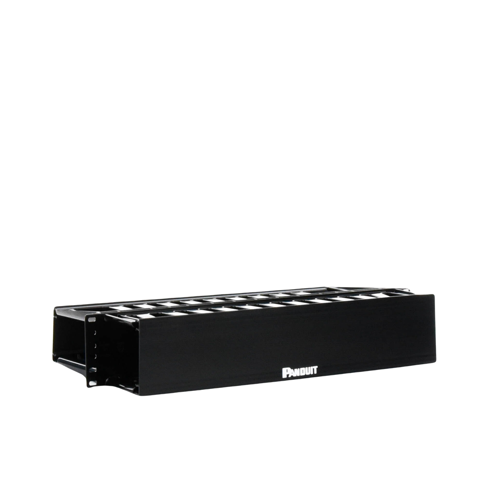 Organizador de Cables Horizontal PatchLink, Doble (Frontal y Posterior), Para Rack de 19in, 2UR - Image 4