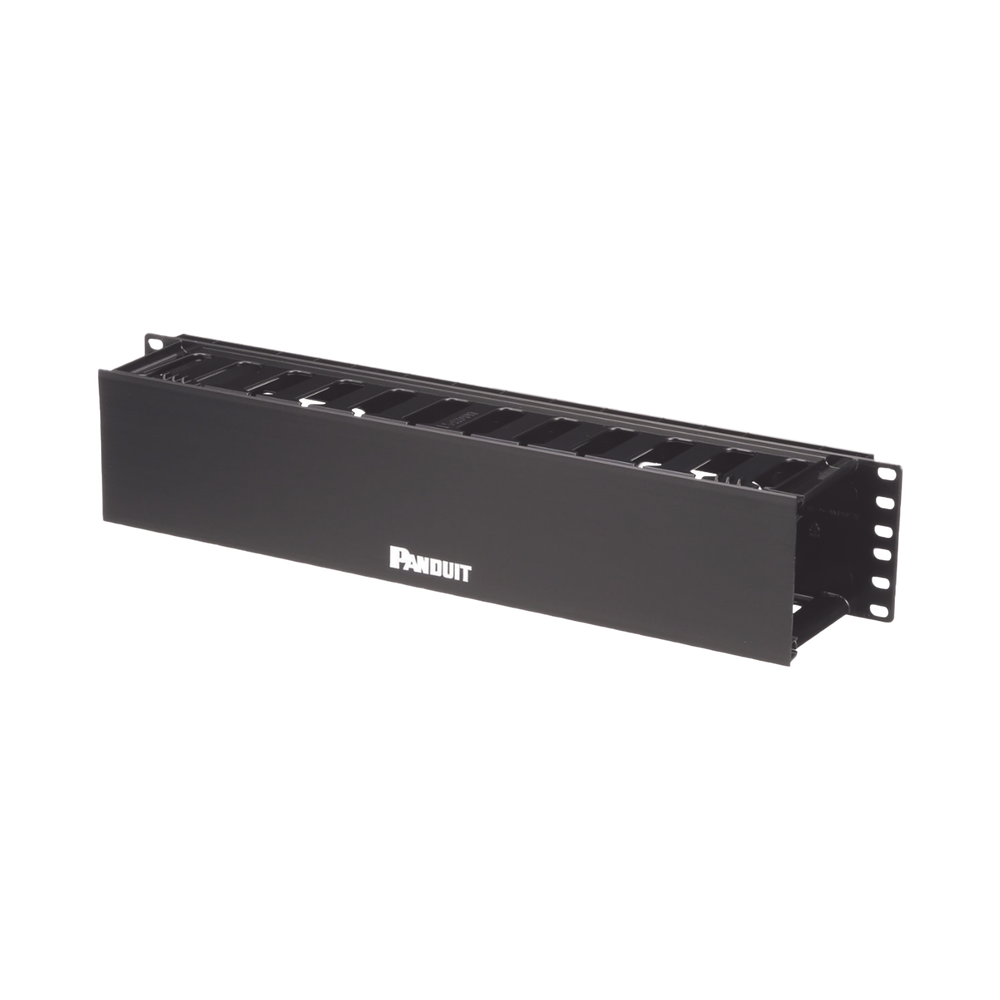 Organizador de Cables Horizontal PatchLink, Sencillo (Solo Frontal), Para Rack de 19in, 2UR - Image 2