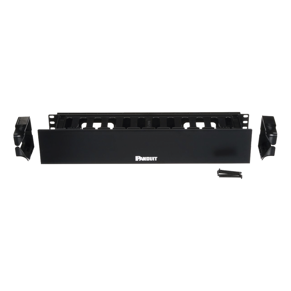 Organizador de Cables Horizontal PatchLink, Sencillo (Solo Frontal), Con Tapa Extendida, Para Rack de 19in, 2UR - Image 2