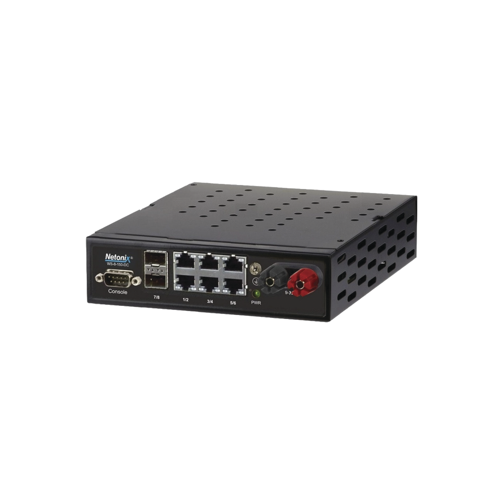 Switch WISP PoE pasivo Administrable de 8 puertos (6 PoE Gigabit + 2 SFP) entrada de 9-72 Vcc