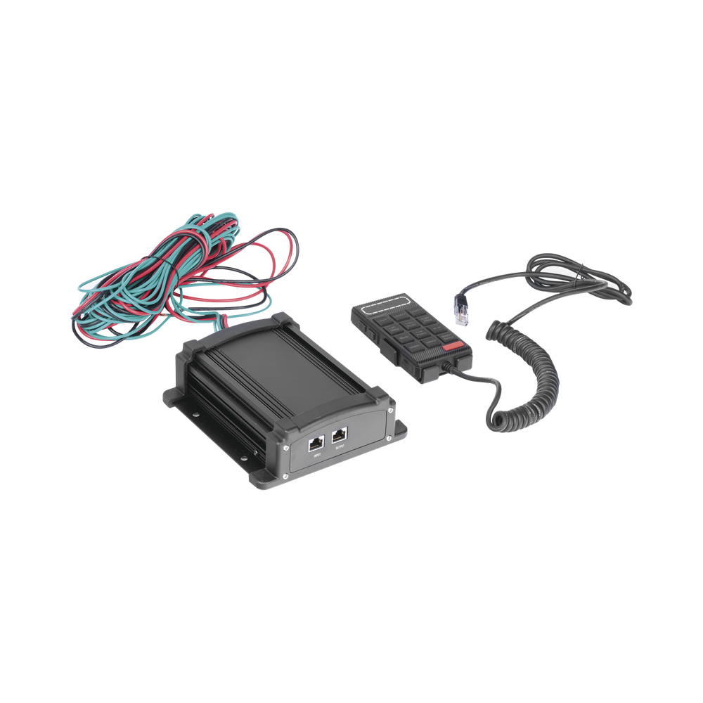 Sirena Vehicular de 100W de Potencia Con Controlador Unimando, Micrófono, Control de Tonos y Patrones de destello de Barras de Luces Serie X67 / X75 - Image 3