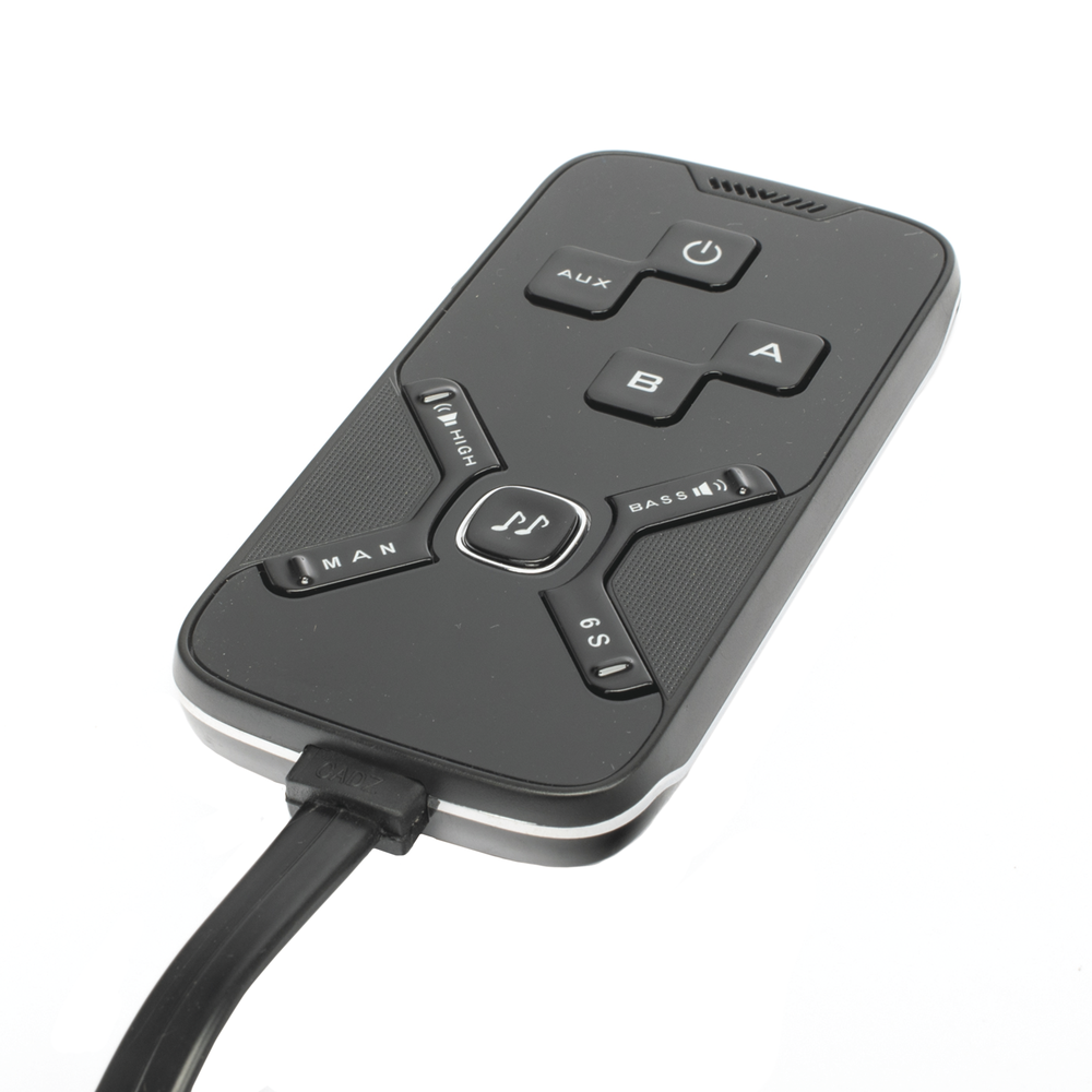 Sirena Vehicular de 100W de Potencia, Con Controlador Unimando Para Tonos, 2 Salidas Auxiliares y Microfono - Image 4