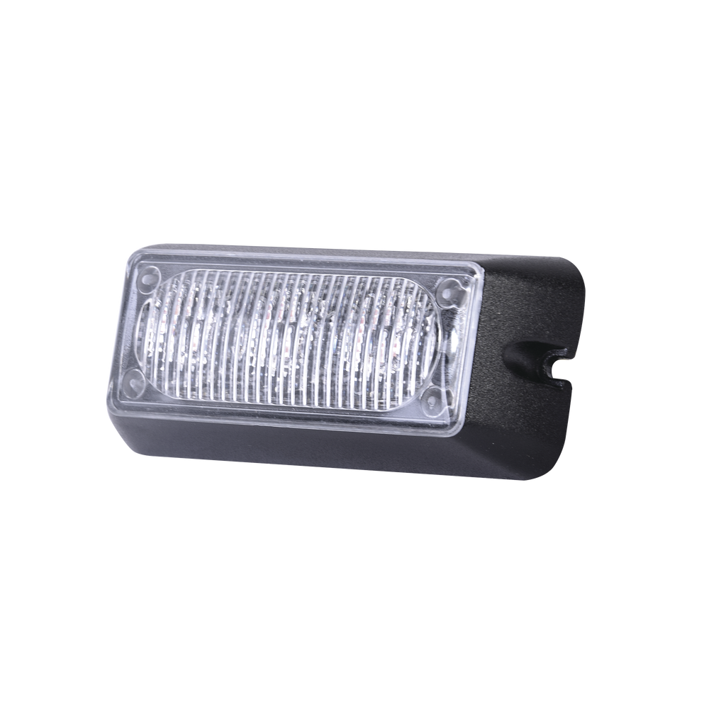 Luz auxiliar brillante con 3 LEDs, color ámbar, mica transparente