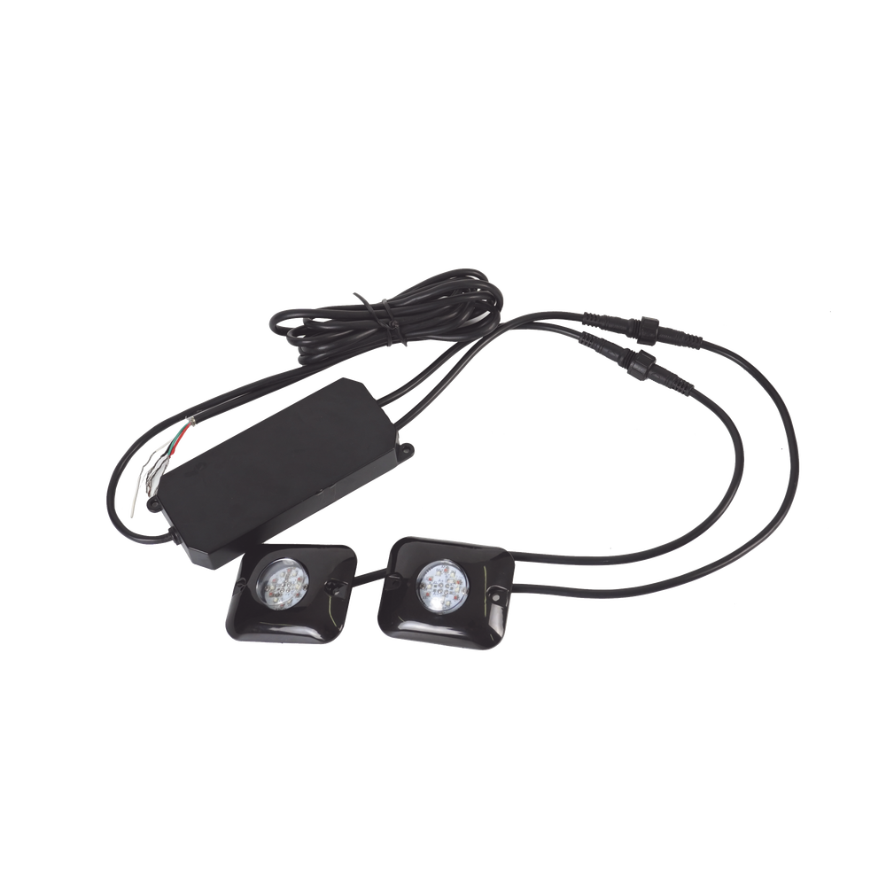 Estrobos Ocultos de 12 LED cada una, Color Rojo/Azul, Ideales para Vehículos Encubierto - Image 2