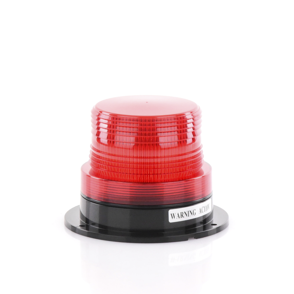 Burbuja Brillante de Larga Vida Útil, con 8 LEDs Color Rojo, Domo Rojo, 110 Vca - Image 2