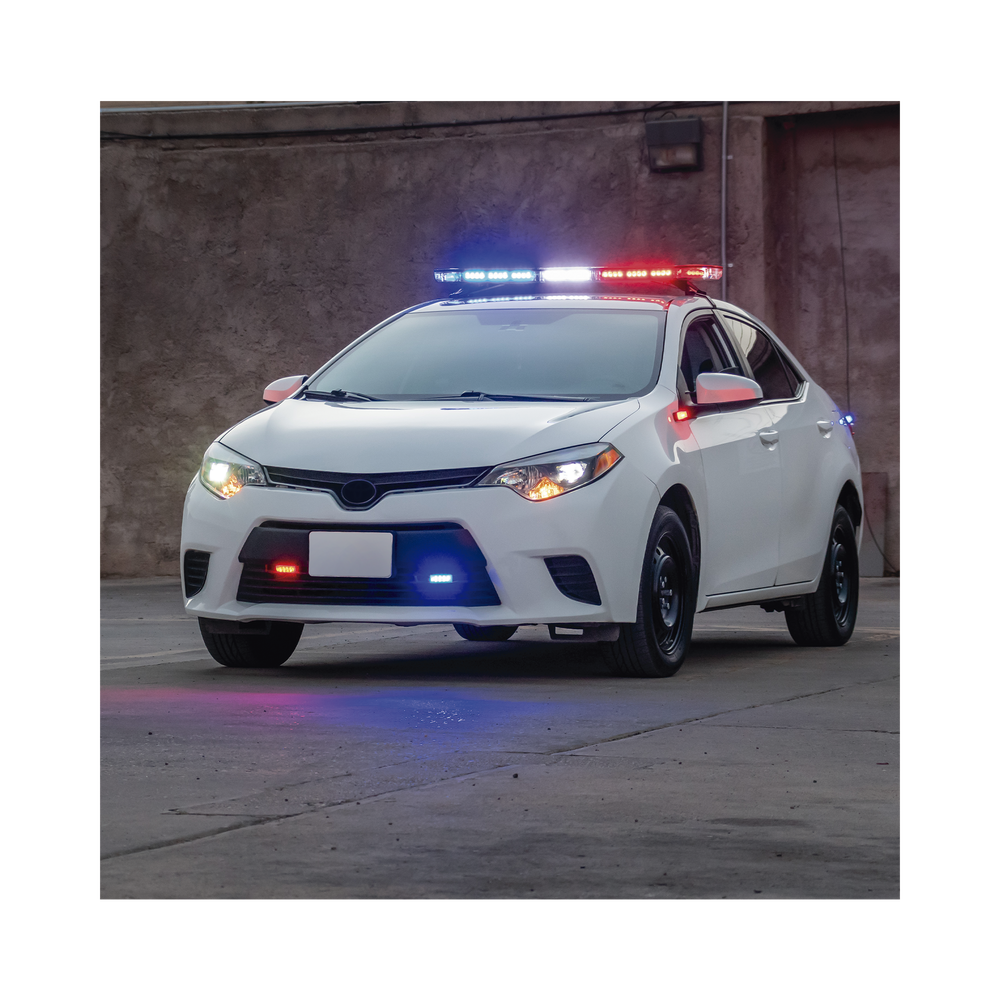 Luz Auxiliar Ultra Brillante X13 de 4 LEDs, color Rojo, con mica transparente. - Image 6