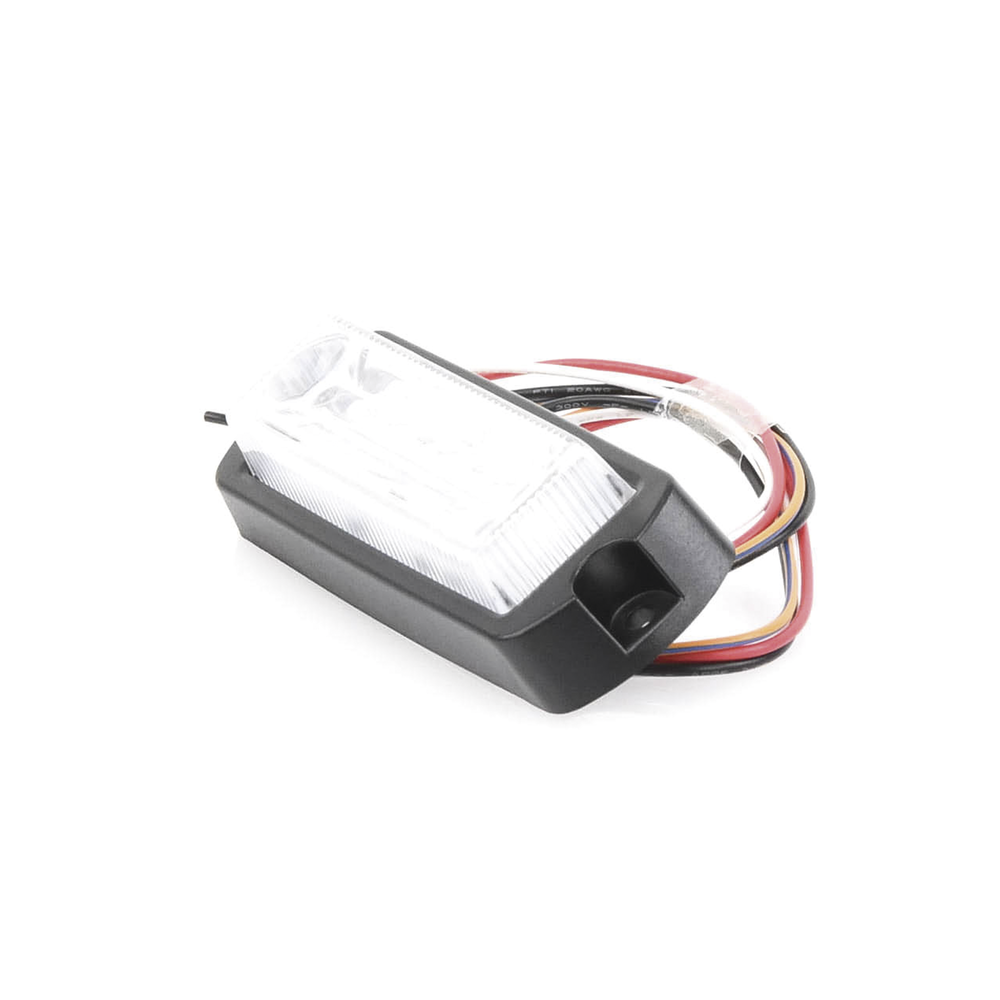 Luz Auxiliar Ultra Brillante de 8 LED's en color Rojo/Azul con mica transparente - Image 5