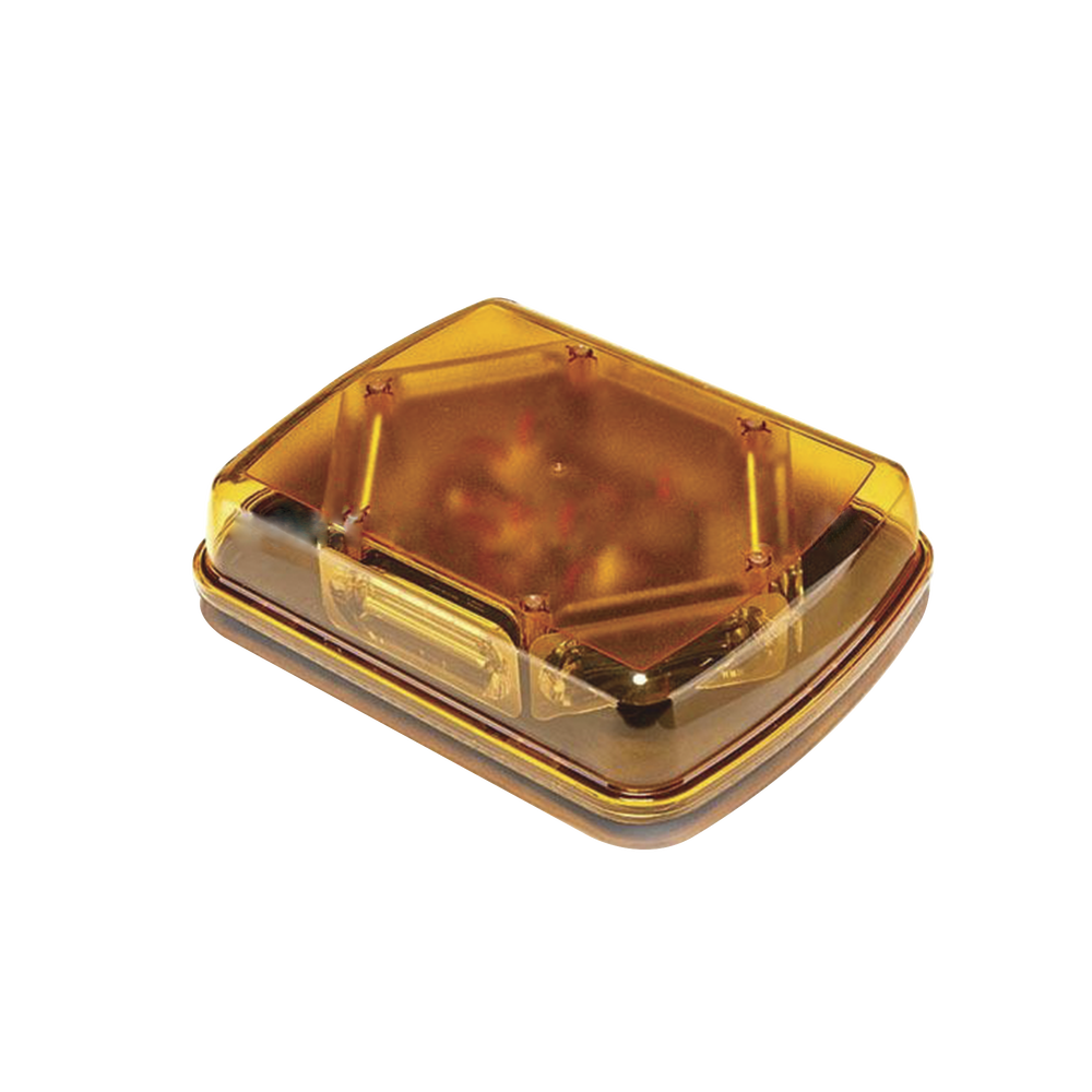 Mini Barra con 18 Poderosos LEDs, Color Ámbar Con Montaje Magnetico