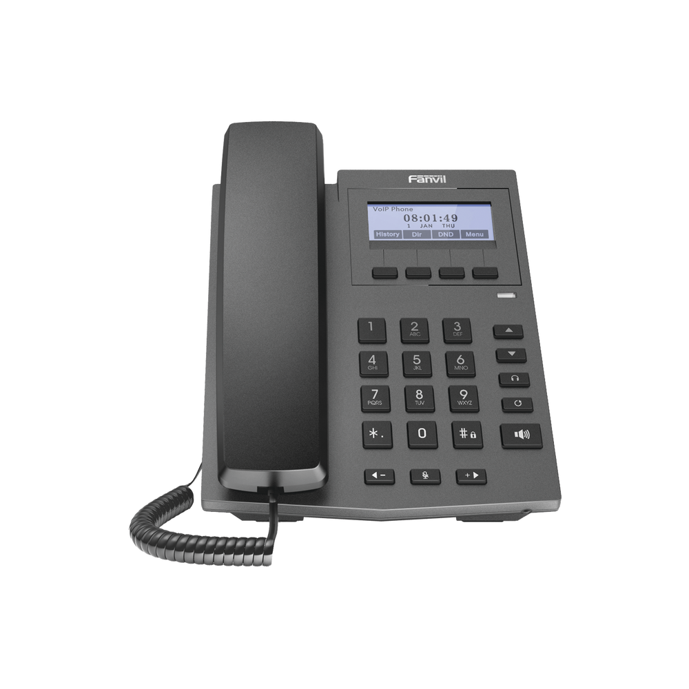 Teléfono IP empresarial para 2 lineas SIP con pantalla LCD 128 x 48 Px y conferencia de 3 vías - Image 4