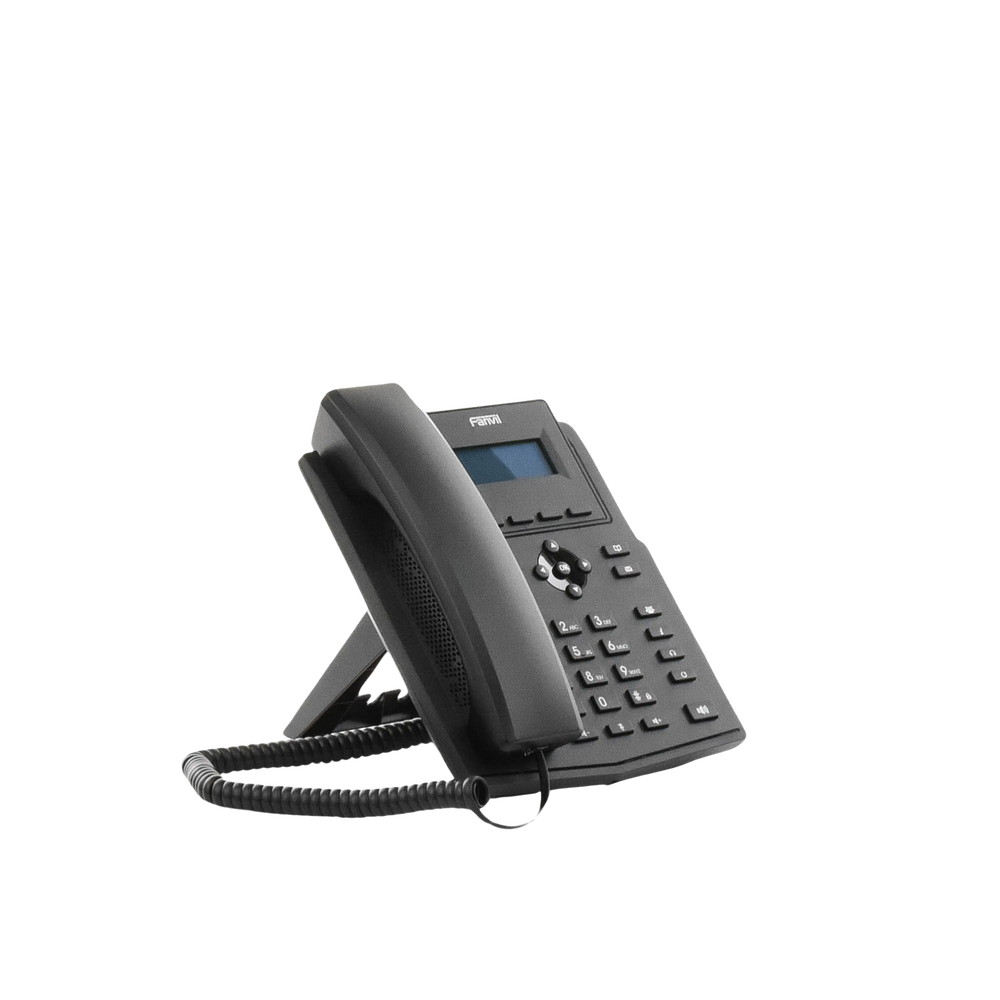 Teléfono IP empresarial para 2 lineas SIP con pantalla LCD, Puertos Gigabit, Códec Opus, conferencia de 6 vías, PoE. - Image 4