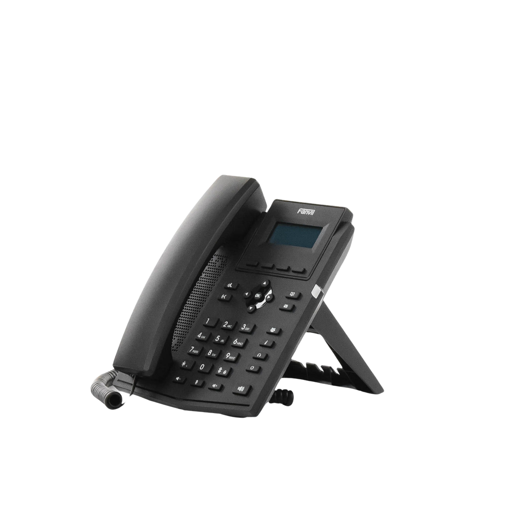 Teléfono IP empresarial para 2 lineas SIP con pantalla LCD, Códec Opus, conferencia de 3 vías, PoE. - Image 6