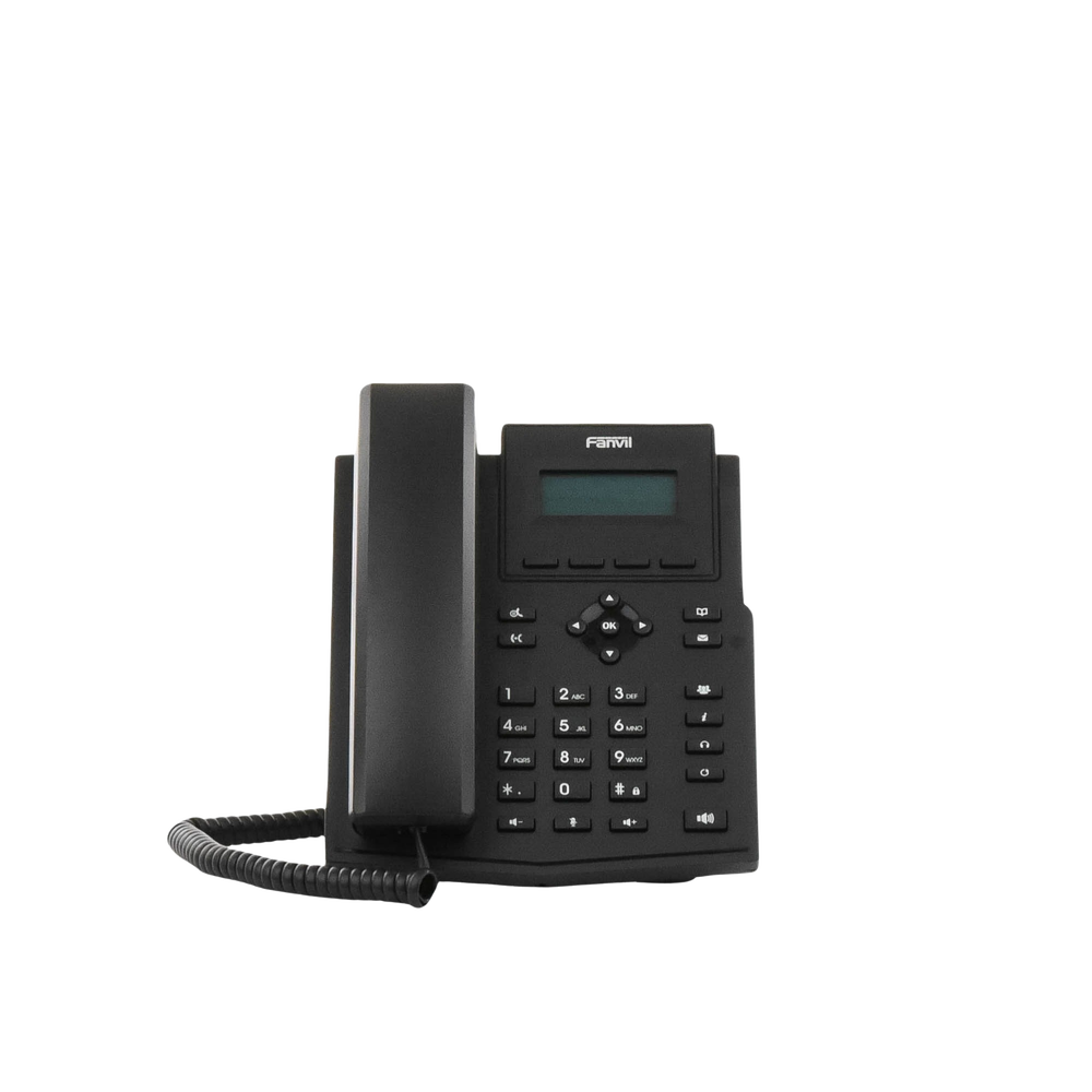 Teléfono IP empresarial para 2 lineas SIP con pantalla LCD, Códec Opus, conferencia de 3 vías, PoE. - Image 7