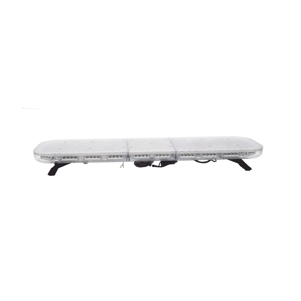 Barra de luces de 47" rojo/azul Domos Claros, 88 LED, con control de tráfico en color rojo/azul, ideal para equipar unidades de seguridad pública