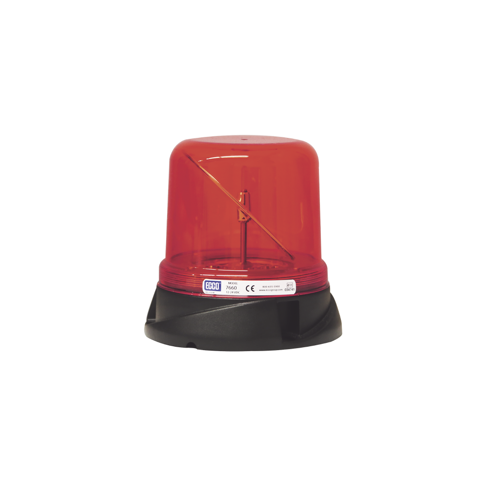 Burbuja rotoled color rojo, con montaje permanente