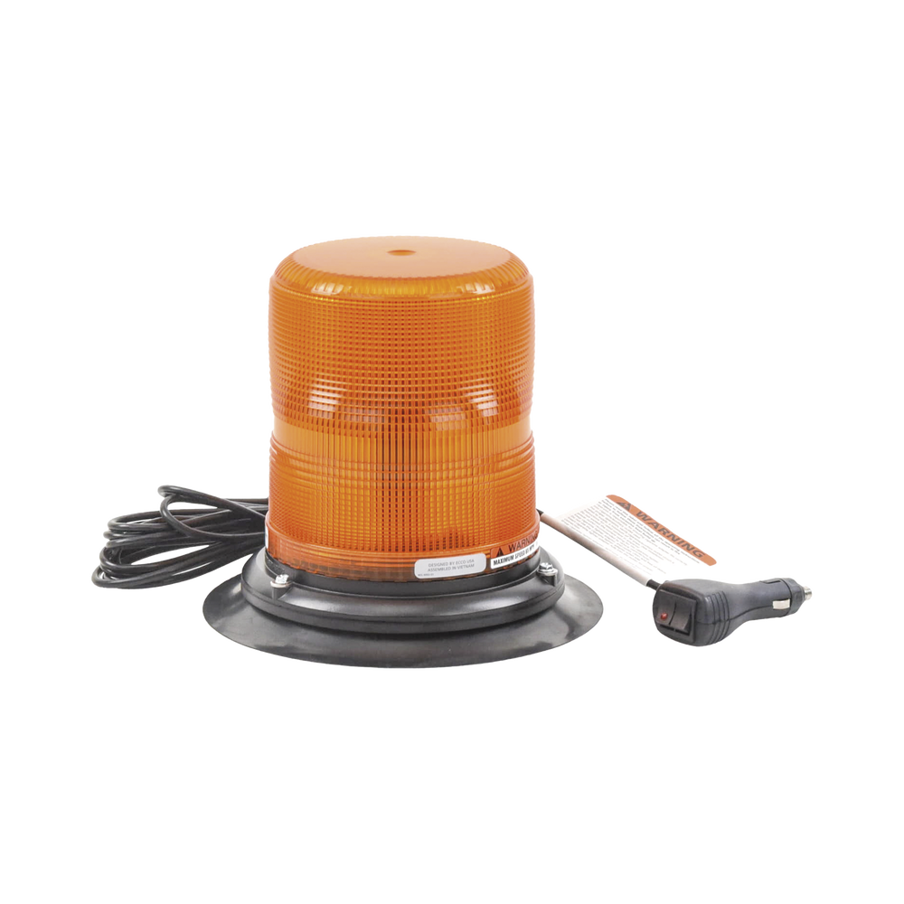 Baliza LED color ámbar con montaje magnético de succión DE 7" de altura - Image 2