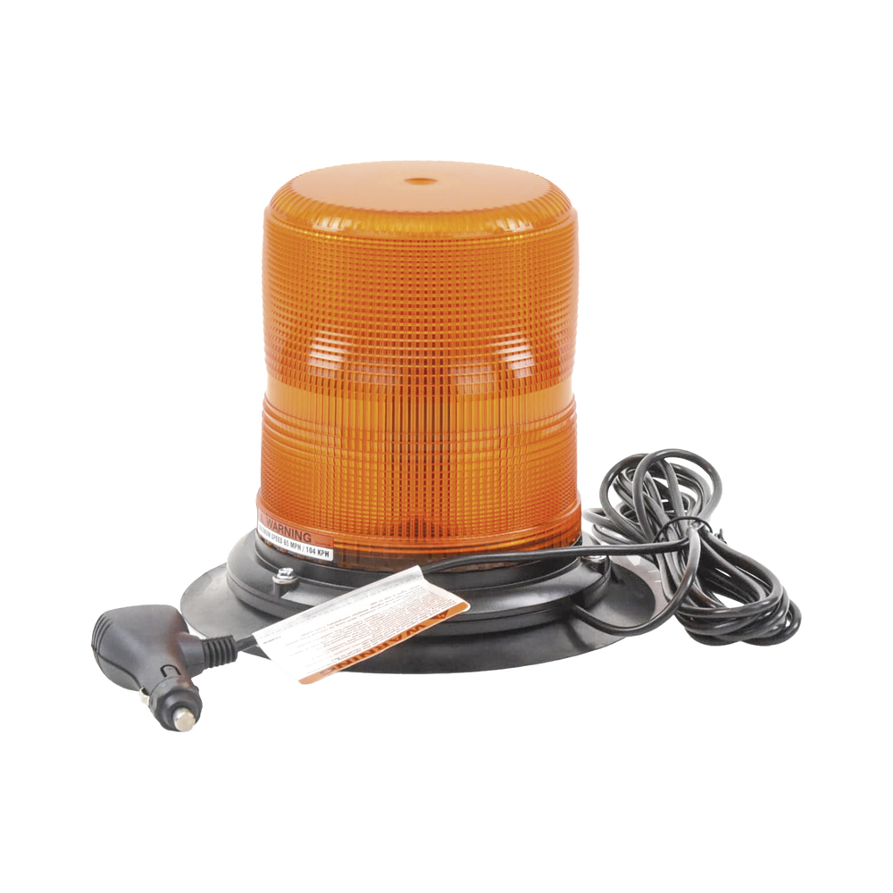 Baliza LED color ámbar con montaje magnético de succión DE 7" de altura - Image 4