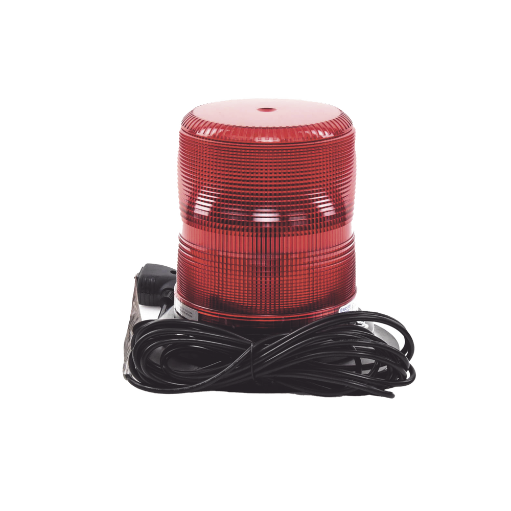 Baliza LED color rojo con montaje magnético de succión de 7" de altura - Image 2