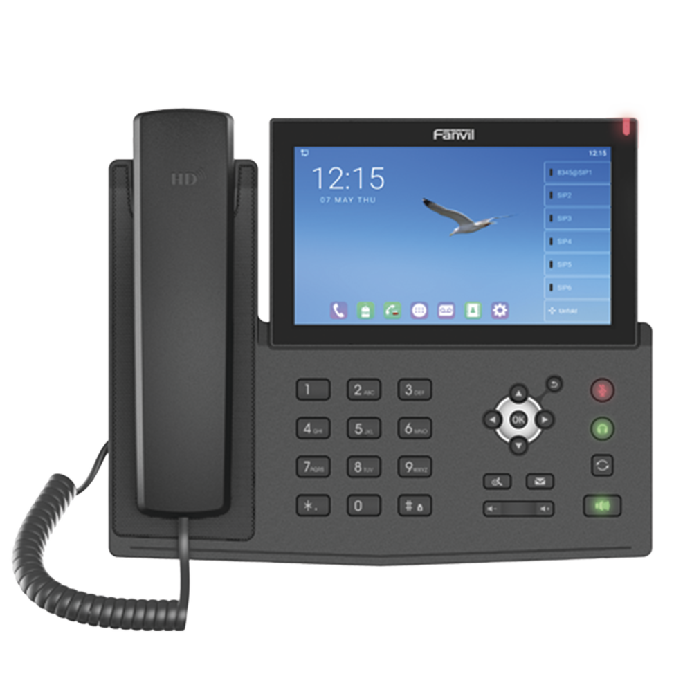 Teléfono IP Android Empresarial para 20 lineas SIP, pantalla táctil, Wi-Fi y Bluetooth, PoE, hasta 112 botones DSS, puertos Gigabit, soporta recepción de video. - Image 2