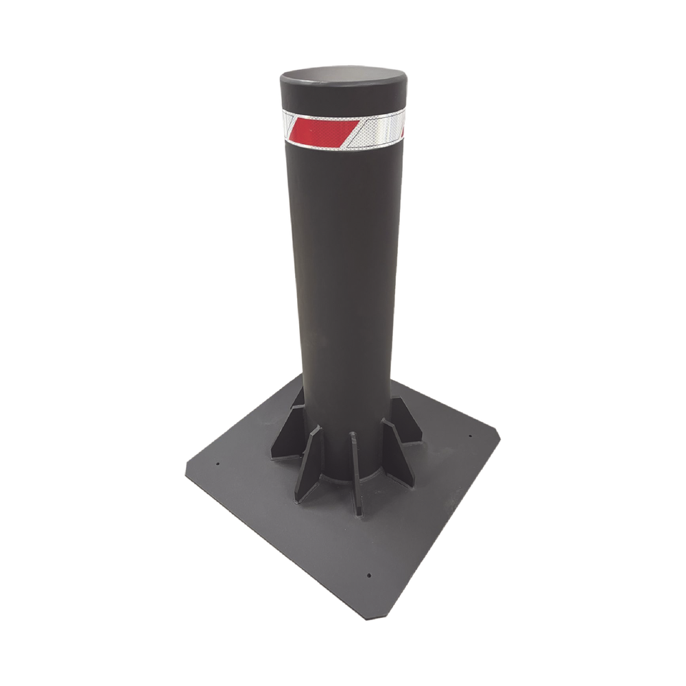 Bolardo Fijo de Alta Seguridad de 220 mm de Diámetro / Fabricado en Acero al Carbón