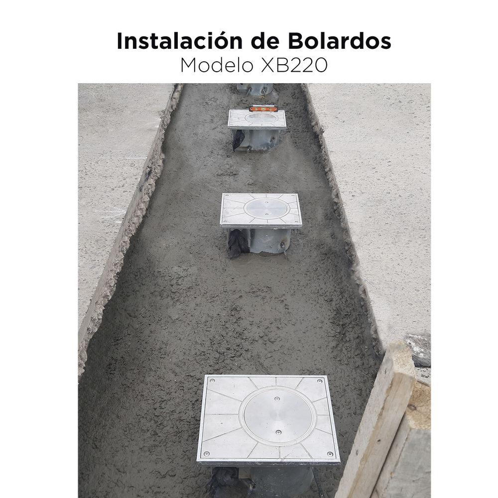 Pilona o Bolardo Neumático / 100% Acero Inoxidable / Alta Velocidad / 275MM Diámetro / Acabado de Lujo - Image 3