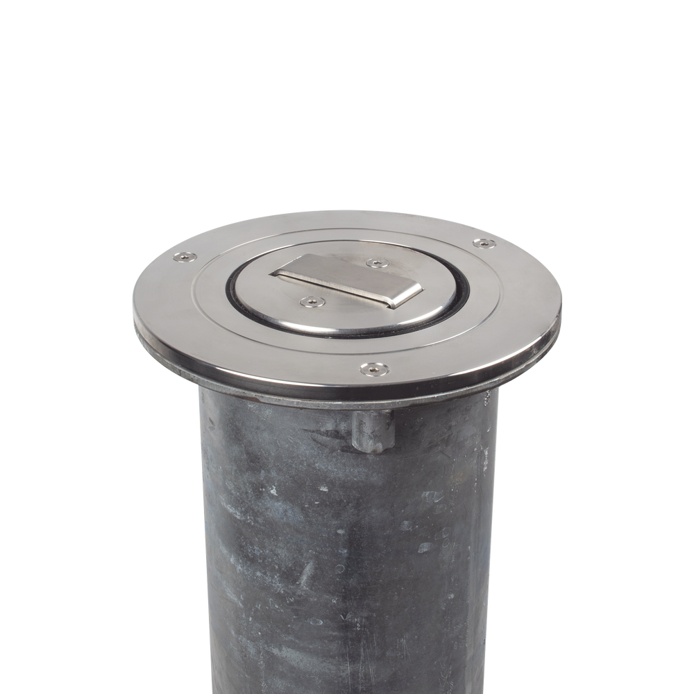 Bolardo retráctil de Acero Inoxidable de 900 mm de Altura / Ideales para delimitación vehicular y peatonal - Image 2