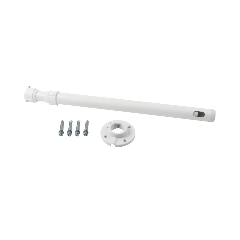 Montaje de techo telescópico tipo tubo para PTZ Hikvision, largo 60 cm - 120 cm - Image 3