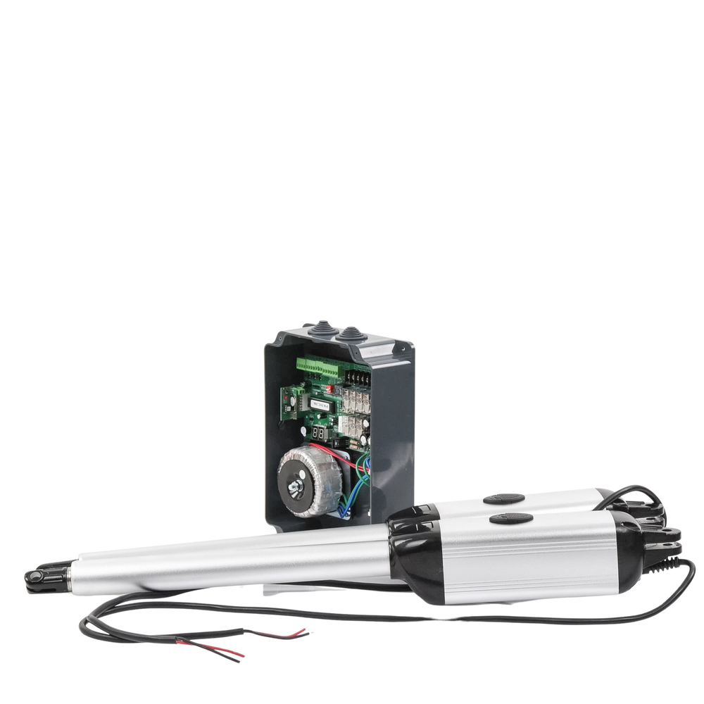 Kit de brazos para automatizar portones vehiculares abatibles de 2 hojas/ 3 Mts / 300 Kg / Uso solo residencial / Compatible con respaldo de energía - Image 4