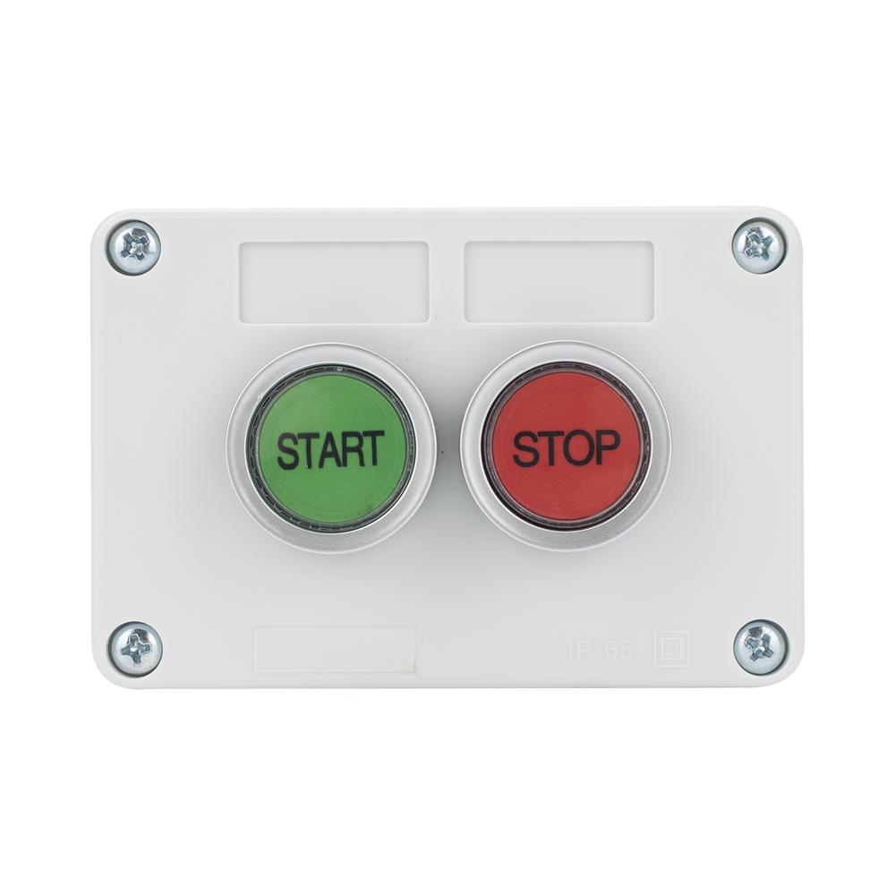 Botonera Doble Para Barreras Vehiculares, Operadores Corredizos y Abatibles.